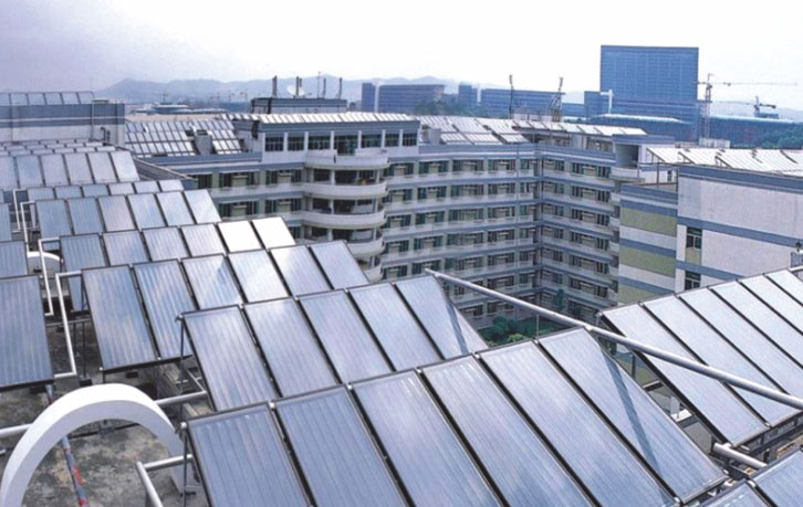 集中集热-分户储热水解决方案
